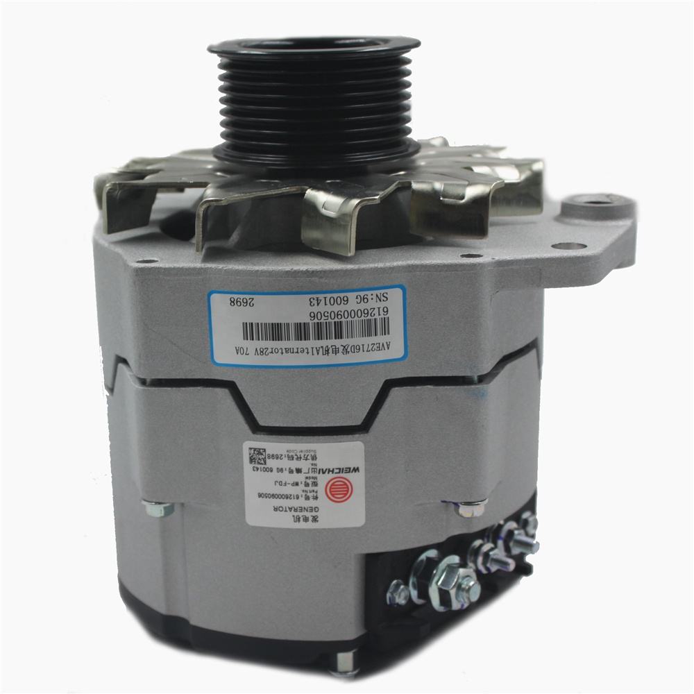 612600090506 Rori WD615 WP10 injini zvikamu alternator ye Weichai Sinotruck Shacman