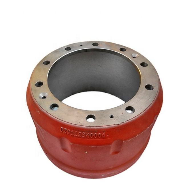 SHACMAN Rori Rear Brake Drum DZ9112340006 Heavy Duty Steel Chassis Zvikamu